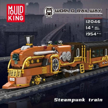 Mould King 12046 - Mould King 12046 - Tren Eléctrico Steampunk de Ciudad (1954  - detalle 1