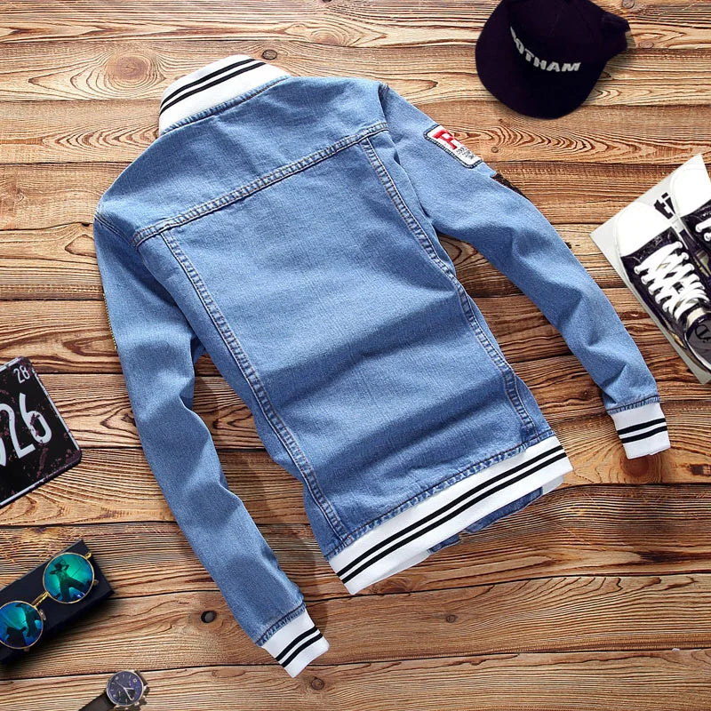 Chaqueta De Jean Vaquera Para Hombre
