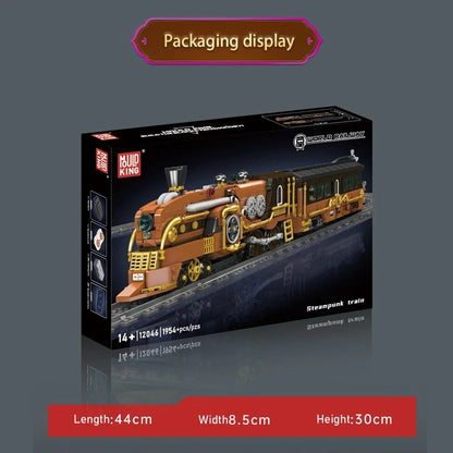 Mould King 12046 - Mould King 12046 - Tren Eléctrico Steampunk de Ciudad (1954  - detalle 5