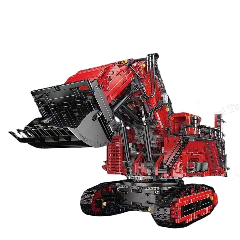 Mould King 17071 - Gran Excavadora Roja Pesada (4767 Piezas)