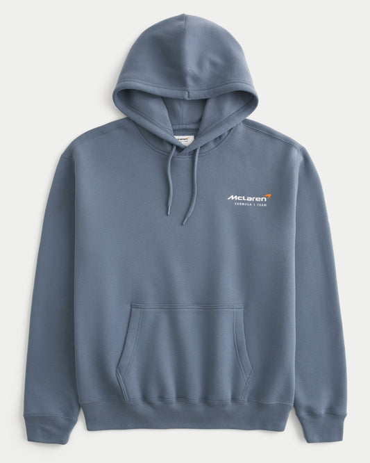 Buzo Hoodie con capucha gráfico de McLaren Azul Hombre