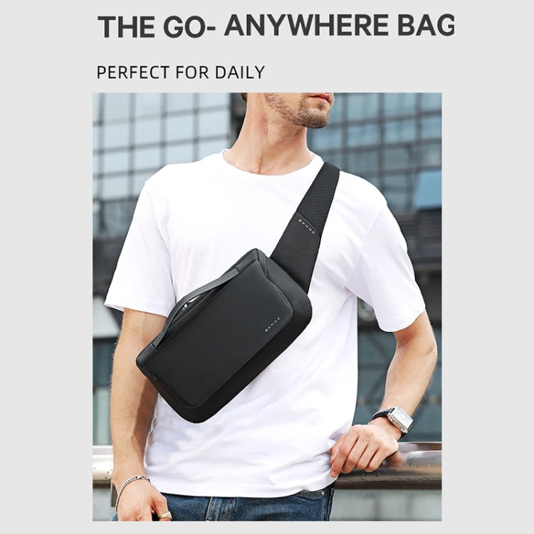 BANGE BG-77202 Bolso de pecho de moda para hombre Bolso de mensajero de almacenamiento portátil impermeable, BANGE BG-77202