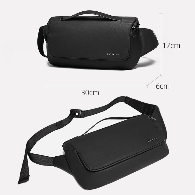 BANGE BG-77202 Bolso de pecho de moda para hombre Bolso de mensajero de almacenamiento portátil impermeable, BANGE BG-77202