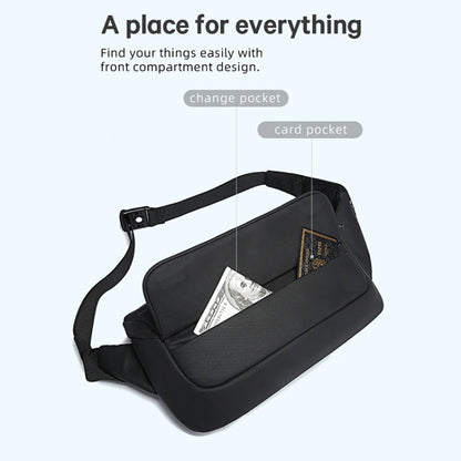 BANGE BG-77202 Bolso de pecho de moda para hombre Bolso de mensajero de almacenamiento portátil impermeable, BANGE BG-77202