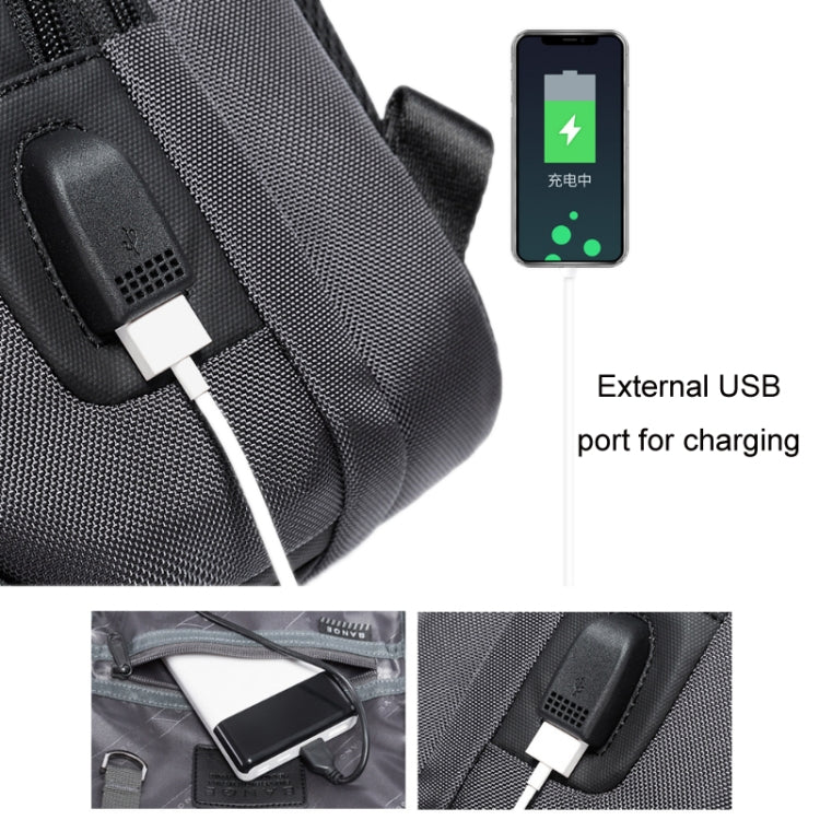BANGE Moda Casual Men Messenger Chest Bag, BANGE Chest Bag