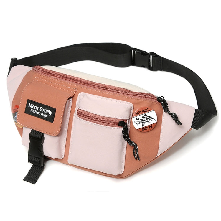 Bolso bandolera de lona con un solo hombro, bolso deportivo ligero para el pecho, Black, Black+Lanyard, Orange, Orange+Lanyard, Blue, Blue+Lanyard, Green, Green+Lanyard