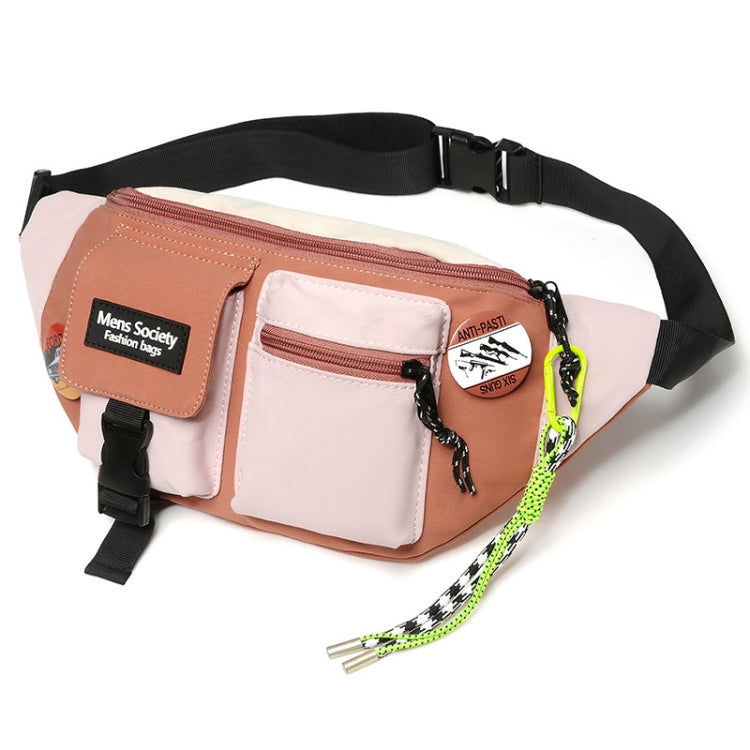 Bolso bandolera de lona con un solo hombro, bolso deportivo ligero para el pecho, Black, Black+Lanyard, Orange, Orange+Lanyard, Blue, Blue+Lanyard, Green, Green+Lanyard