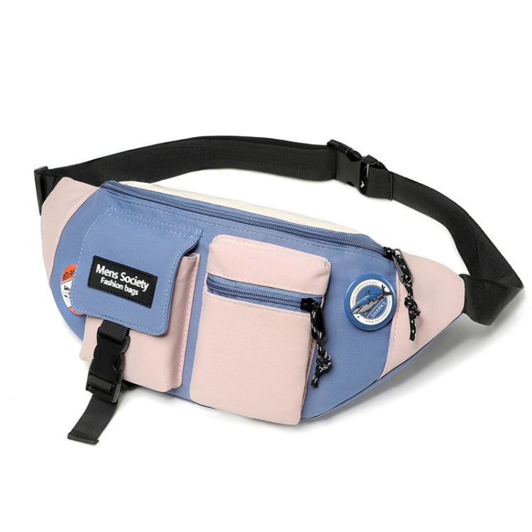Bolso bandolera de lona con un solo hombro, bolso deportivo ligero para el pecho, Black, Black+Lanyard, Orange, Orange+Lanyard, Blue, Blue+Lanyard, Green, Green+Lanyard