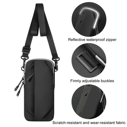 Bolso cruzado para deportes al aire libre, bolso cruzado para teléfono móvil multifunción para hombres y mujeres