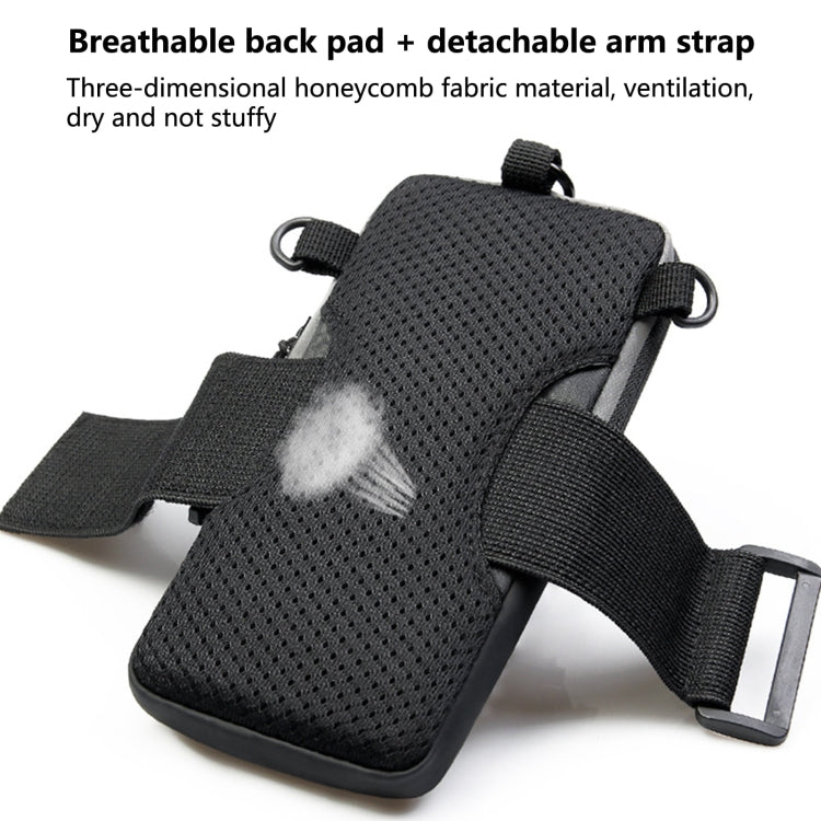 Bolso cruzado para deportes al aire libre, bolso cruzado para teléfono móvil multifunción para hombres y mujeres