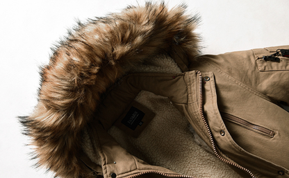 Chaqueta Parka Para Hombre Acolchada
