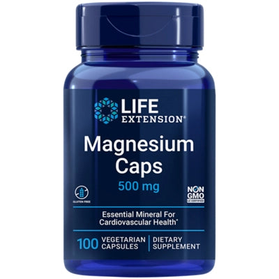 Life Extension Magnesium 500 mg 100 Veg Capsulas