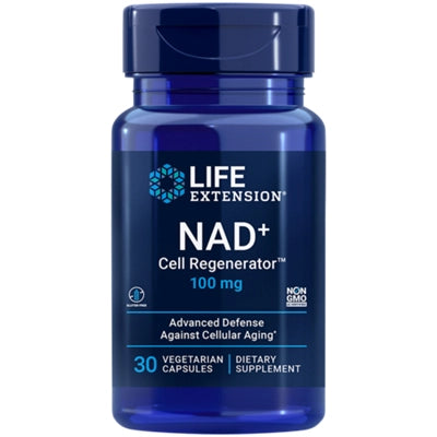 Life Extension NAD plus Cell Regenerador Nicotinamide Riboside 100 mg 30 Veg Capsulas