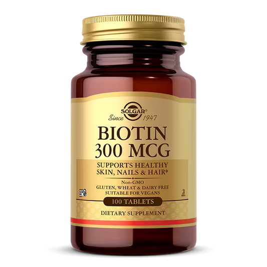 Solgar Biotin 300 mcg 100 tabletas