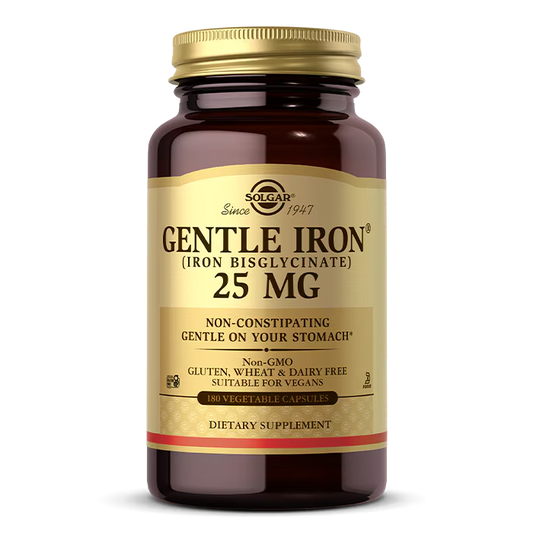 Solgar Gentle Iron 25 mg 180 Vegetable Capsulas