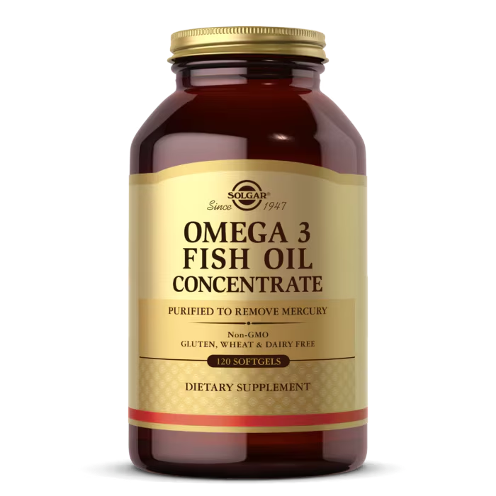 Solgar Omega-3 Fish Oil Concentrado 120 Capsulas