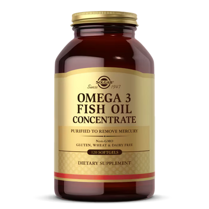 Solgar Omega-3 Fish Oil Concentrado 120 Capsulas