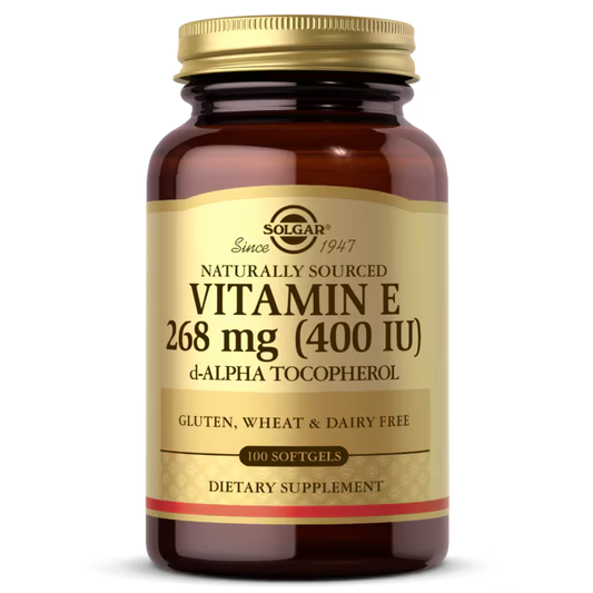 Solgar Vitamina E D-Alpha Tocopherol plus 268 mg  100 Capsulas