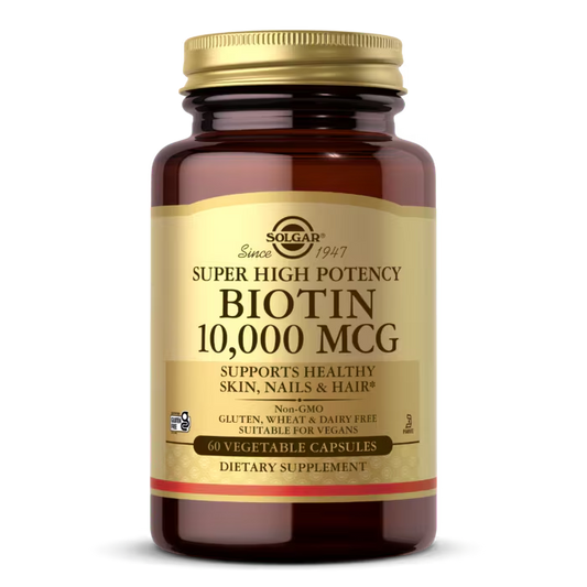 Suplemento Solgar Biotina 10,000 Mcg X 60